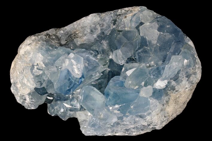 Sky Blue Celestine (Celestite) Crystal Cluster - Madagascar #173145